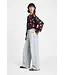 Violet pepper garden blouse