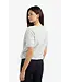 Fluffy knit with overlap