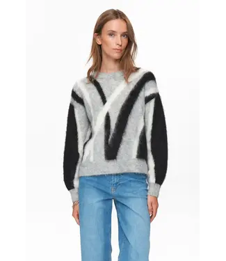 Nümph Suri brushed pattern pullover