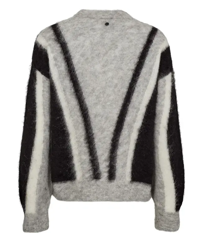 Suri brushed pattern pullover