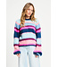 Brushed stripes pullover