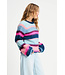 Brushed stripes pullover