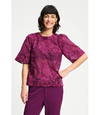 Pom Amsterdam Dashing plum top