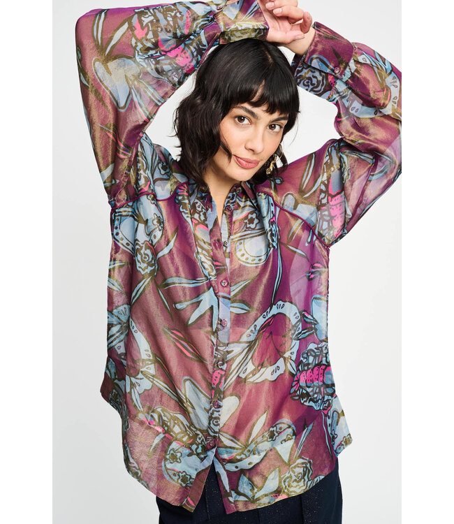 Mystic dinner shimmer blouse
