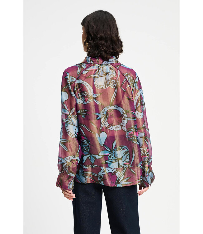 Mystic dinner shimmer blouse