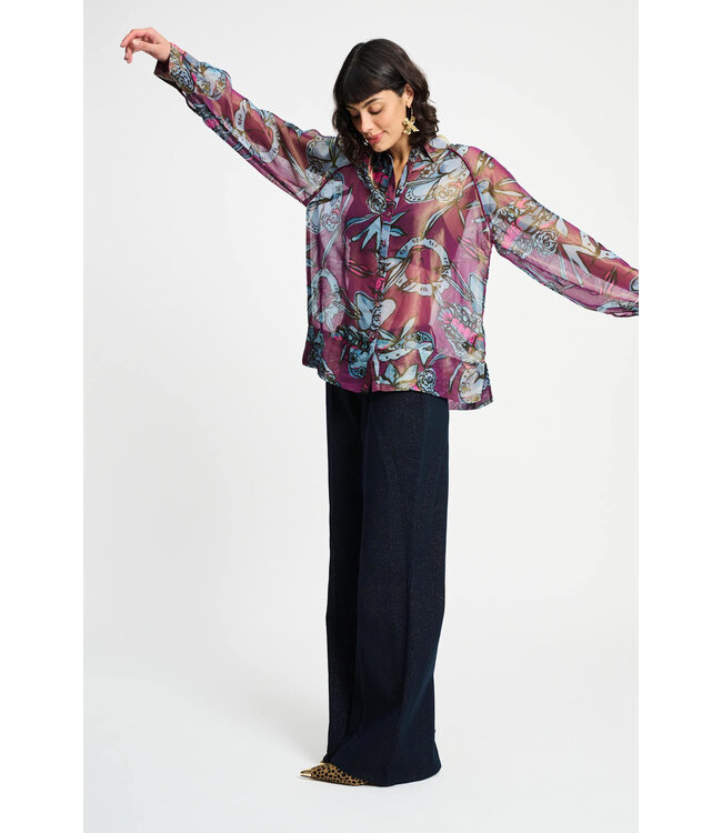 Mystic dinner shimmer blouse