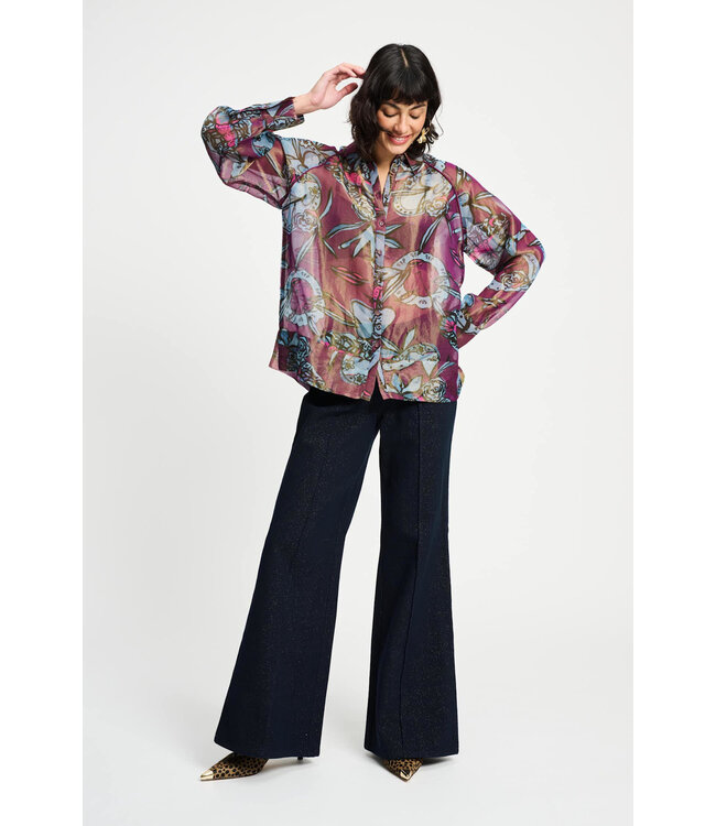 Mystic dinner shimmer blouse