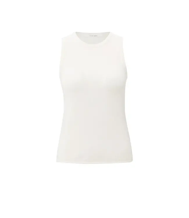 Deep V-neck knit with top (2 piece)