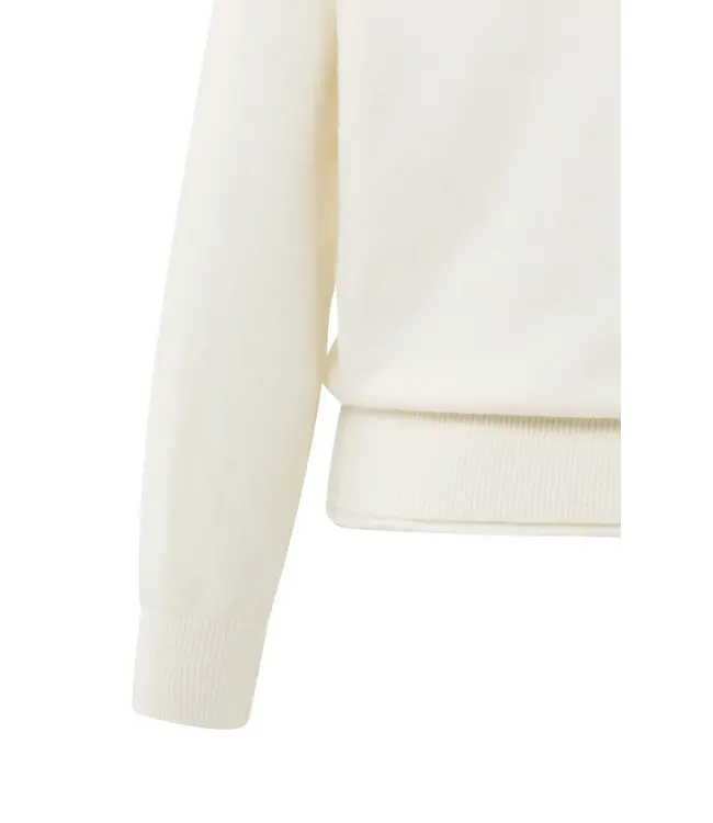 Deep V-neck knit with top (2 piece)