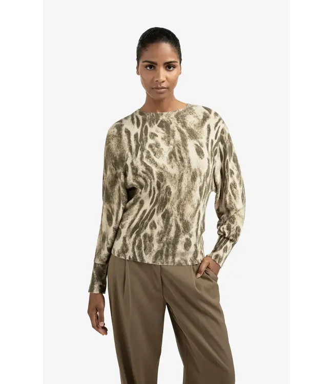 Sweater with allover print