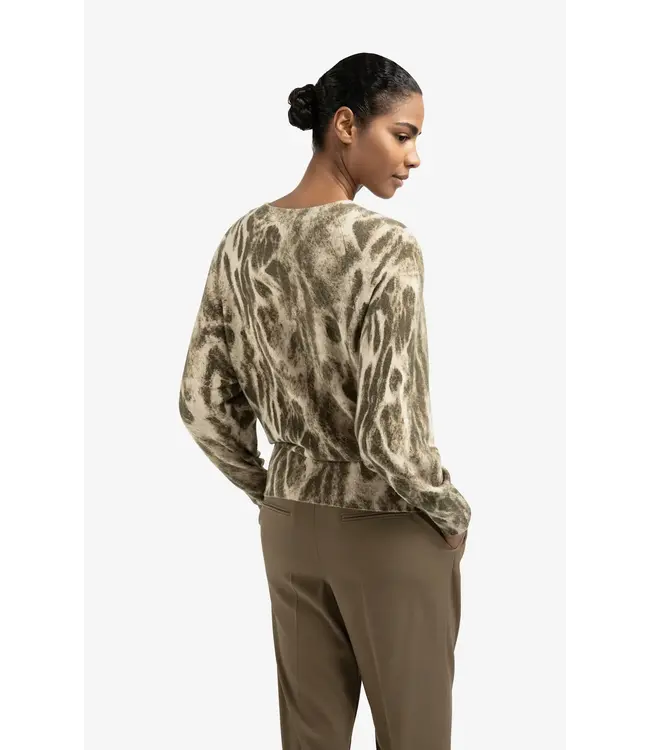 Sweater with allover print