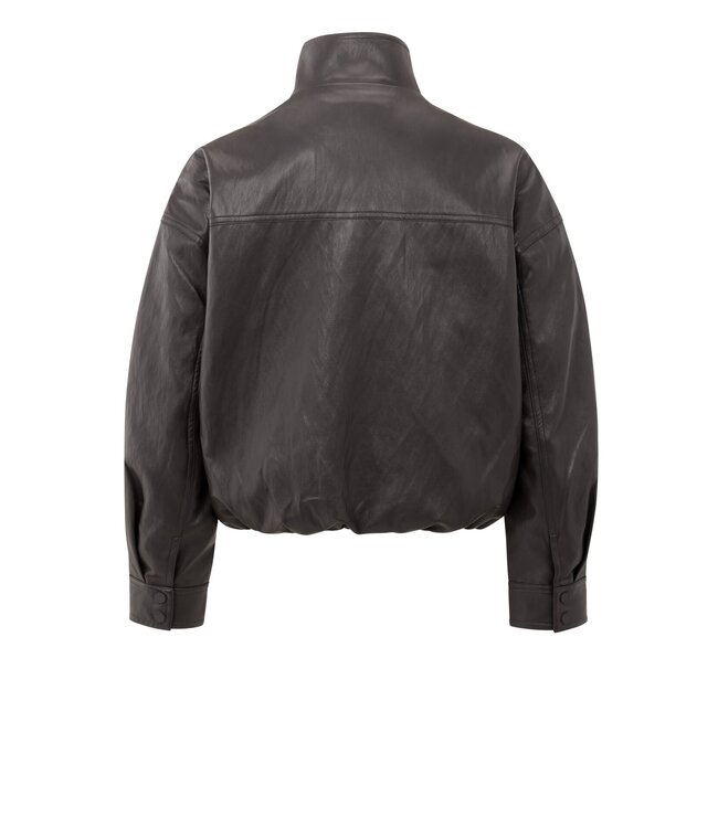 Faux leather jacket