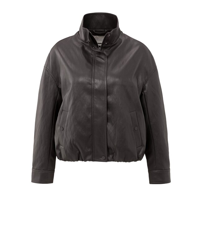Faux leather jacket