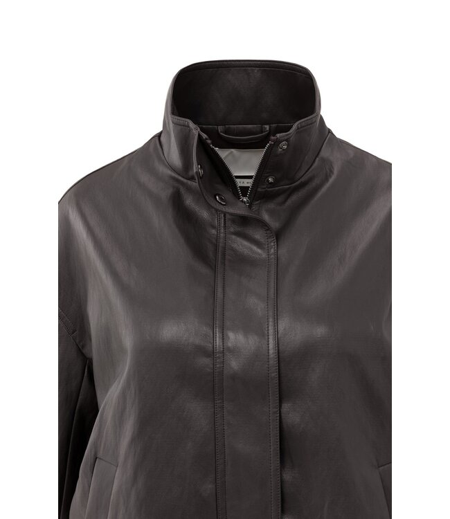 Faux leather jacket