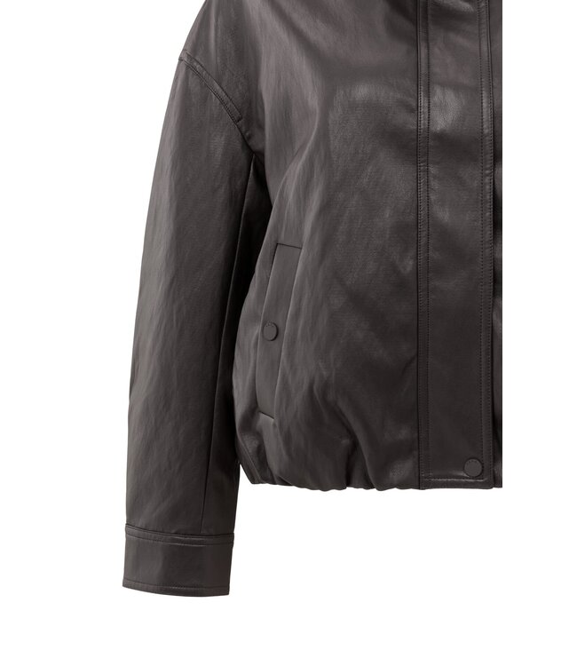 Faux leather jacket