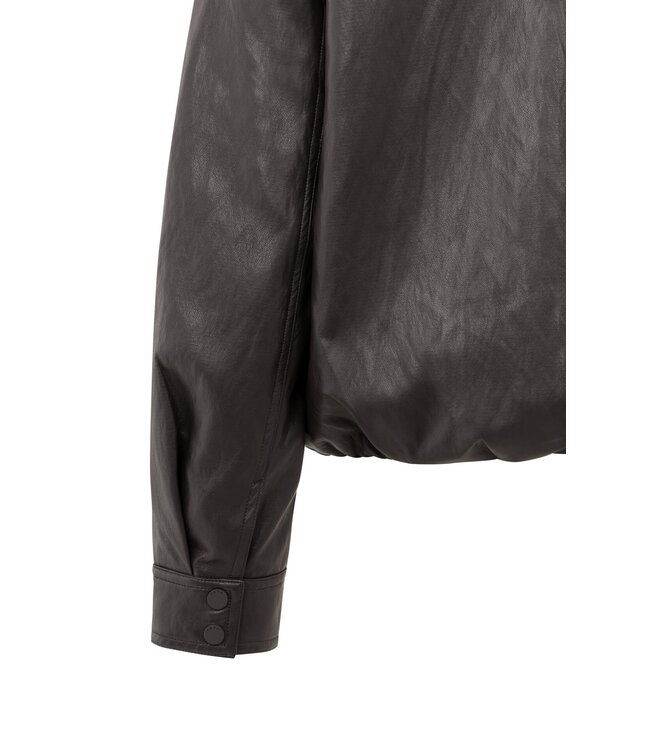 Faux leather jacket