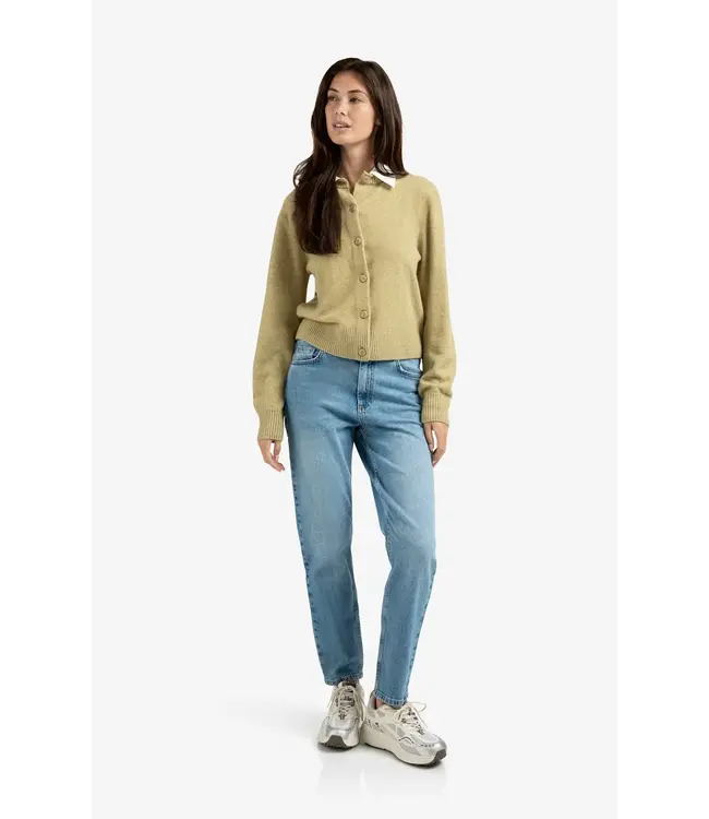 Mid waist boyfriend denim