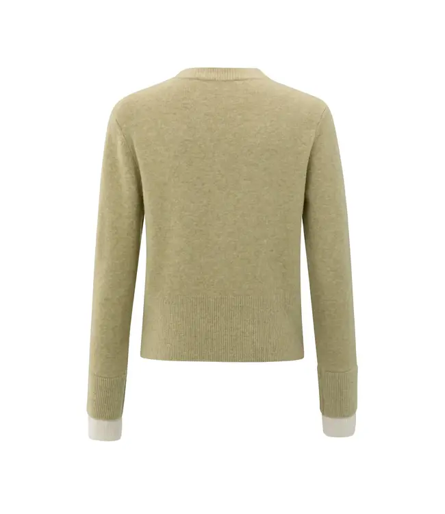 Cardigan with contrast details