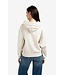 Hoodie with pleated bottom