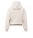 Hoodie with pleated bottom