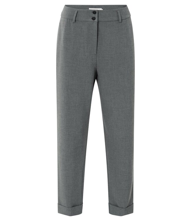 Woven straight fit trousers