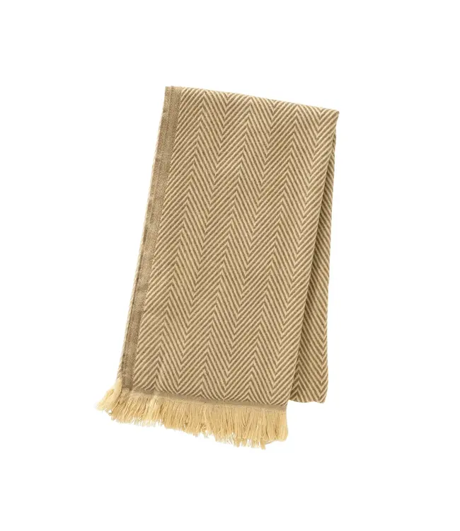 Woven scarf with fringles