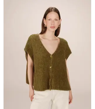 Grace & Mila Savant oversized vest - Olive