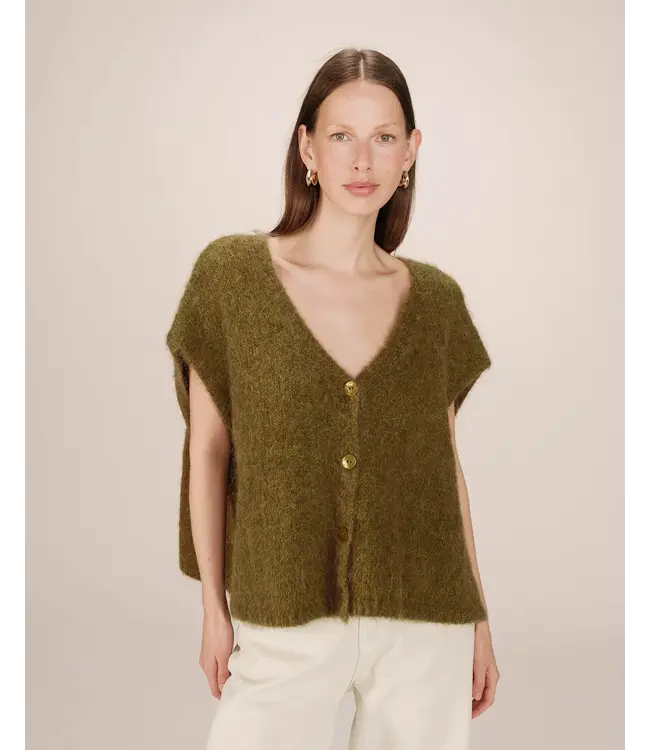 Savant oversized vest - Olive