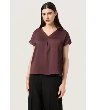Soaked in Luxury Ioana marija top - Aubergine