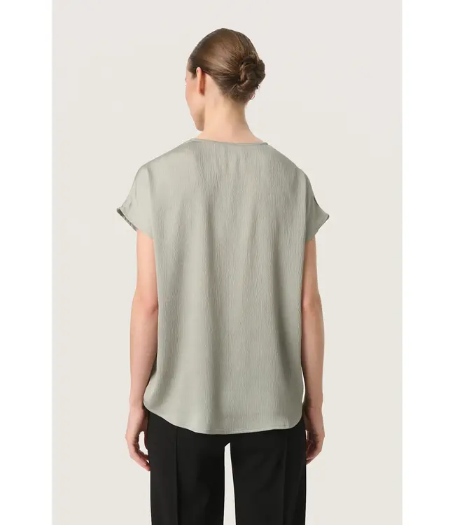 Ioana marija top - Olijfgroen