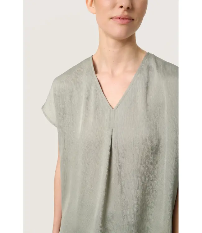 Ioana marija top - Olijfgroen