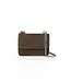 Shoulderbag with chain - chocolat