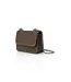 Shoulderbag with chain - chocolat