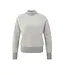 Knitted sweater with contrast trims