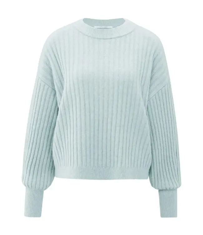 Ribbed sweater round neck