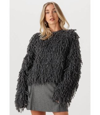 EDITED Alpaca wool jumper - Oversized cropped