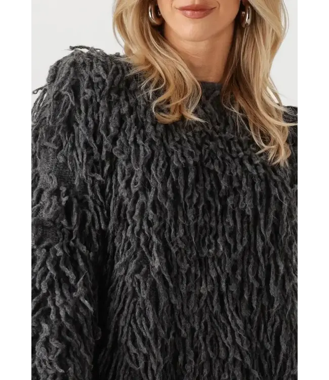 Alpaca wool jumper - Oversized cropped