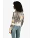 Knitted sweater melange print