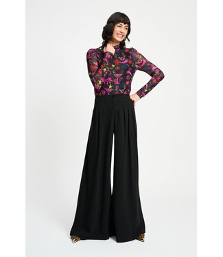 Pom Amsterdam Wide leg noir pants