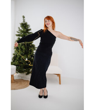 Soaked in Luxury Maybel Xala Pencil skirt