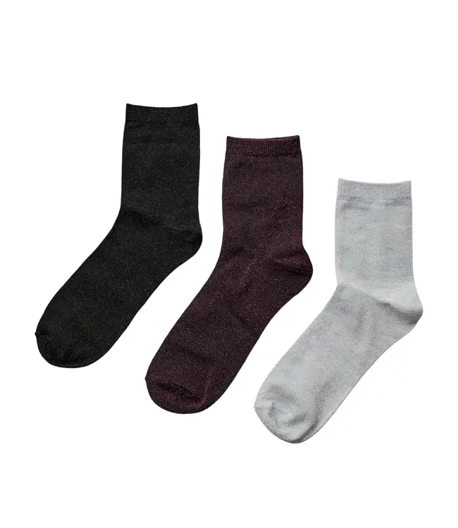 Kingcity glittersocks (3 paar)