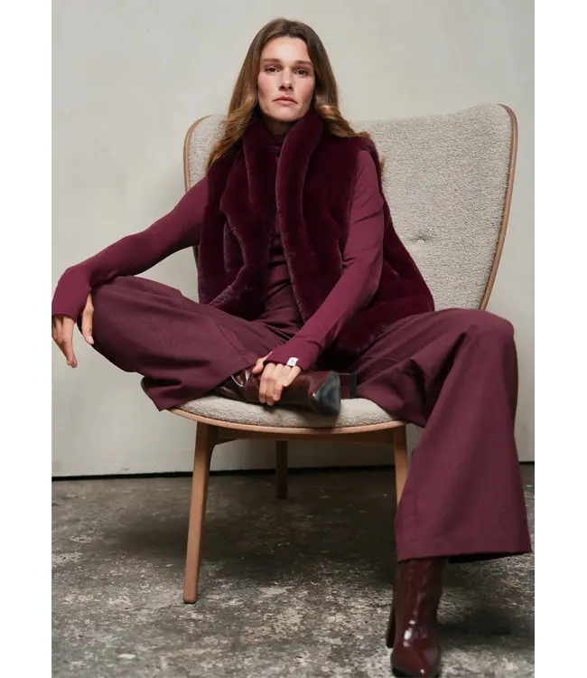 Selma knit - Burgundy