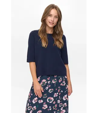 Nümph Kally 100% wol pullover - Navy