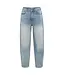 High-waist jeans met losvallende pasvorm en lichte wassing
