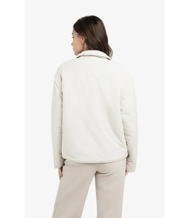 Omkeerbaar teddy jack met nylon borstzak