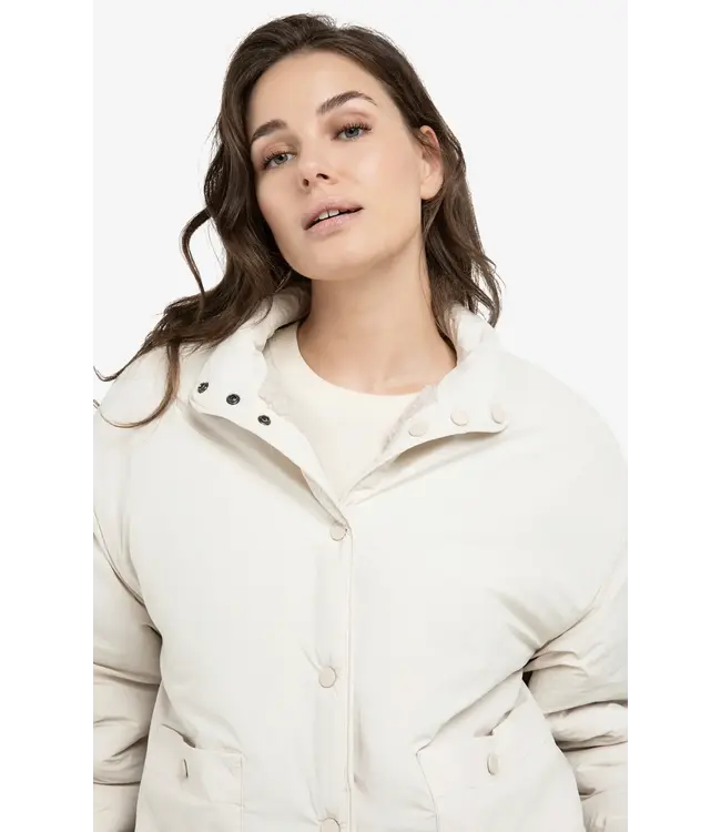 Omkeerbaar teddy jack met nylon borstzak