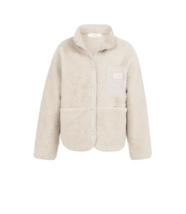 Omkeerbaar teddy jack met nylon borstzak