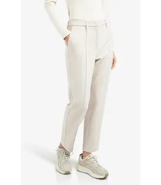 YAYA Geweven broek met rechte pijpen en taillebanddetail