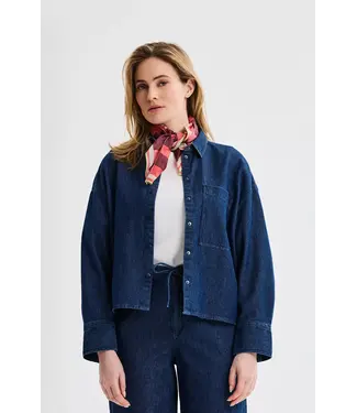 CKS Standing blouse - Denim