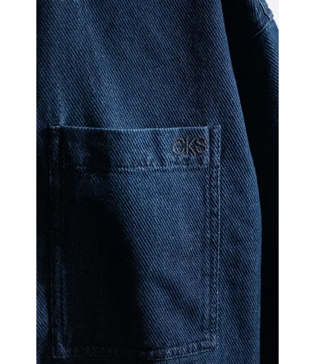 Standing blouse - Denim